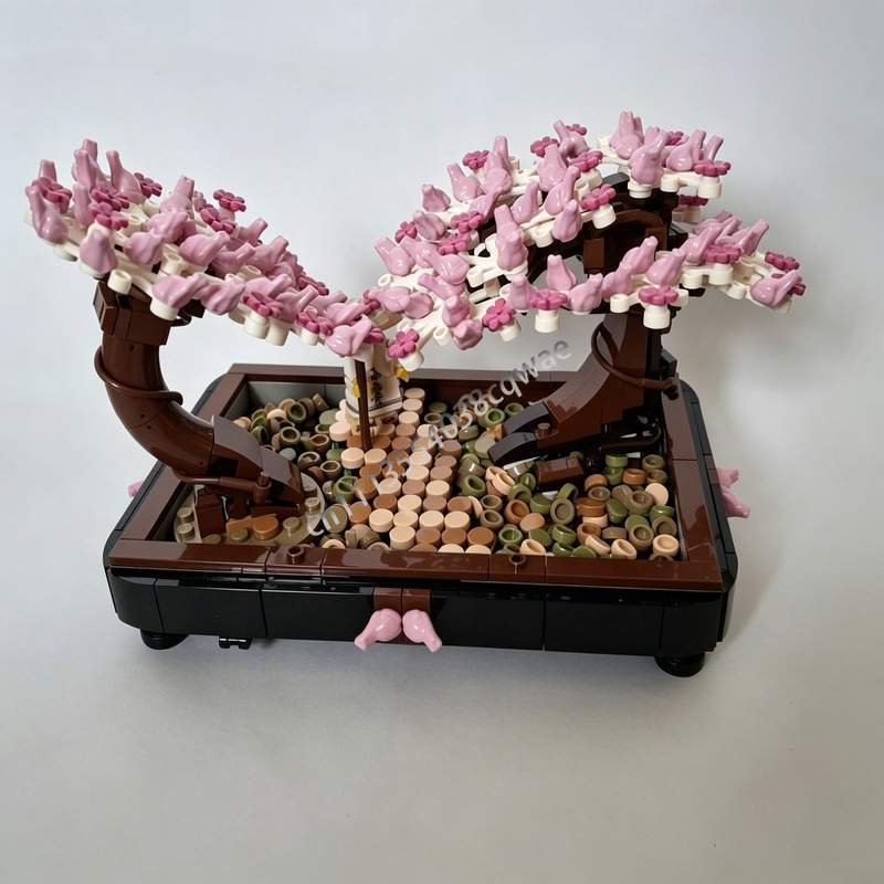 Bonsai Garden Lego - 673 adet Bonsai parkı kiraz çiçeği