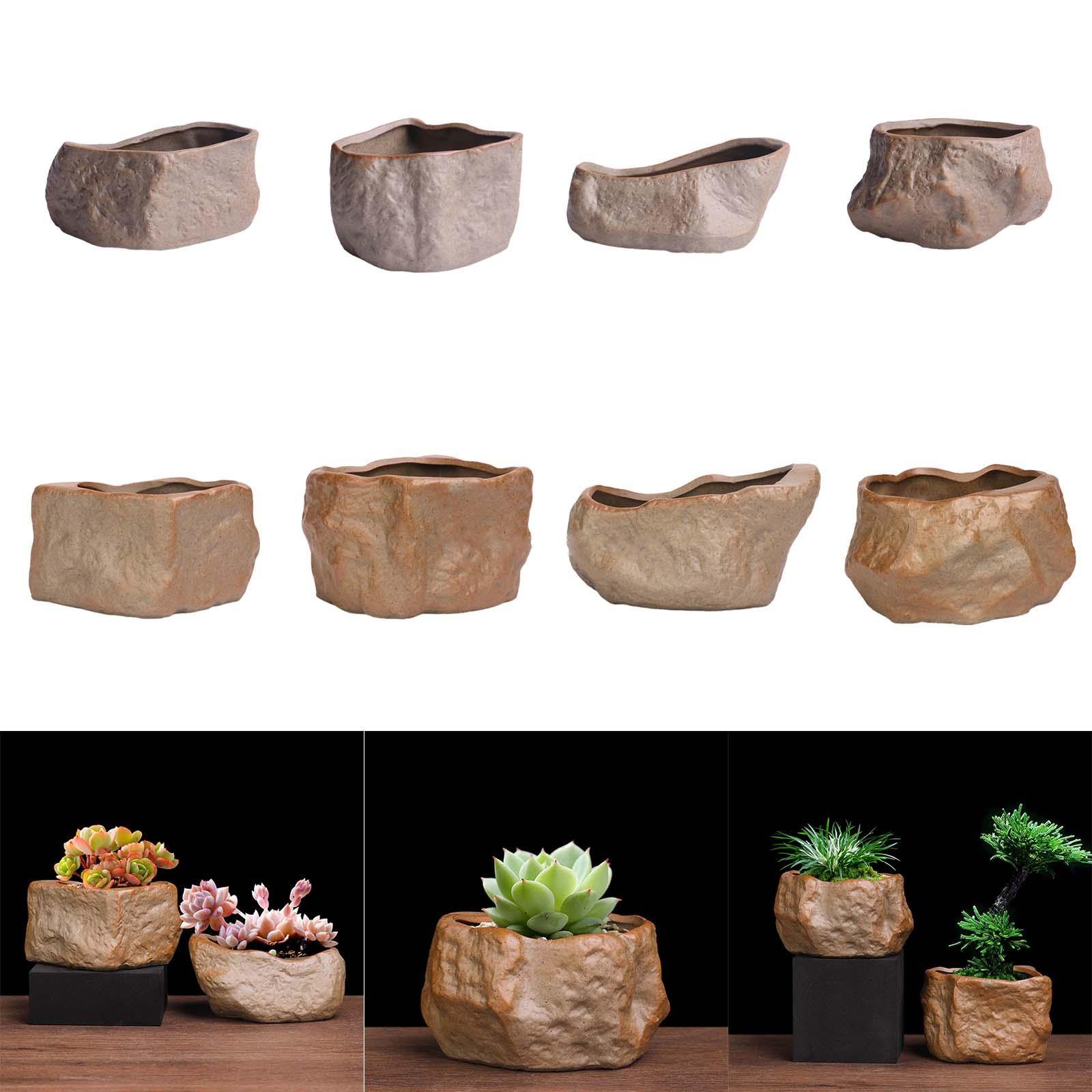 Training Pot Ceramic - Seramik Etli Pot Taş Şekli Sağlam
