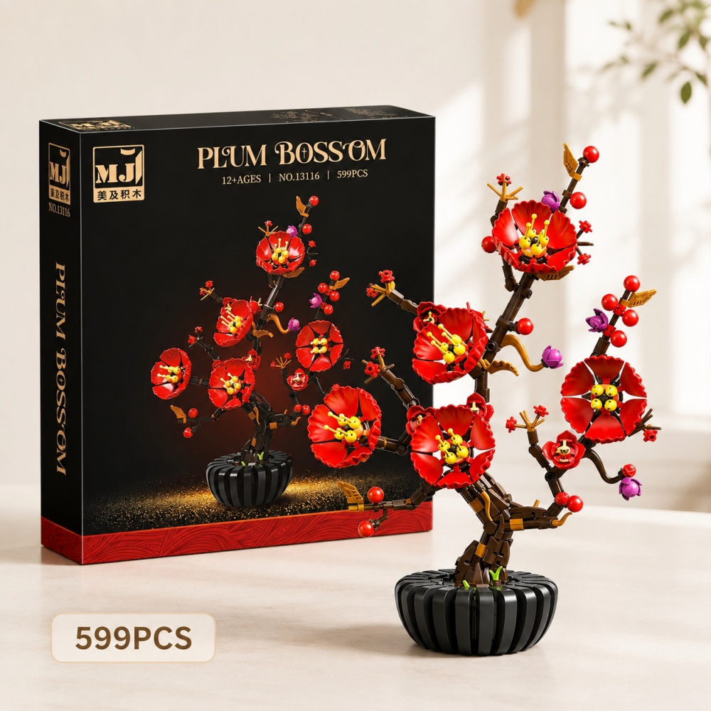 Bonsai Garden Lego - Erik Çiçeği Bonsai Yapı Taşları, 599