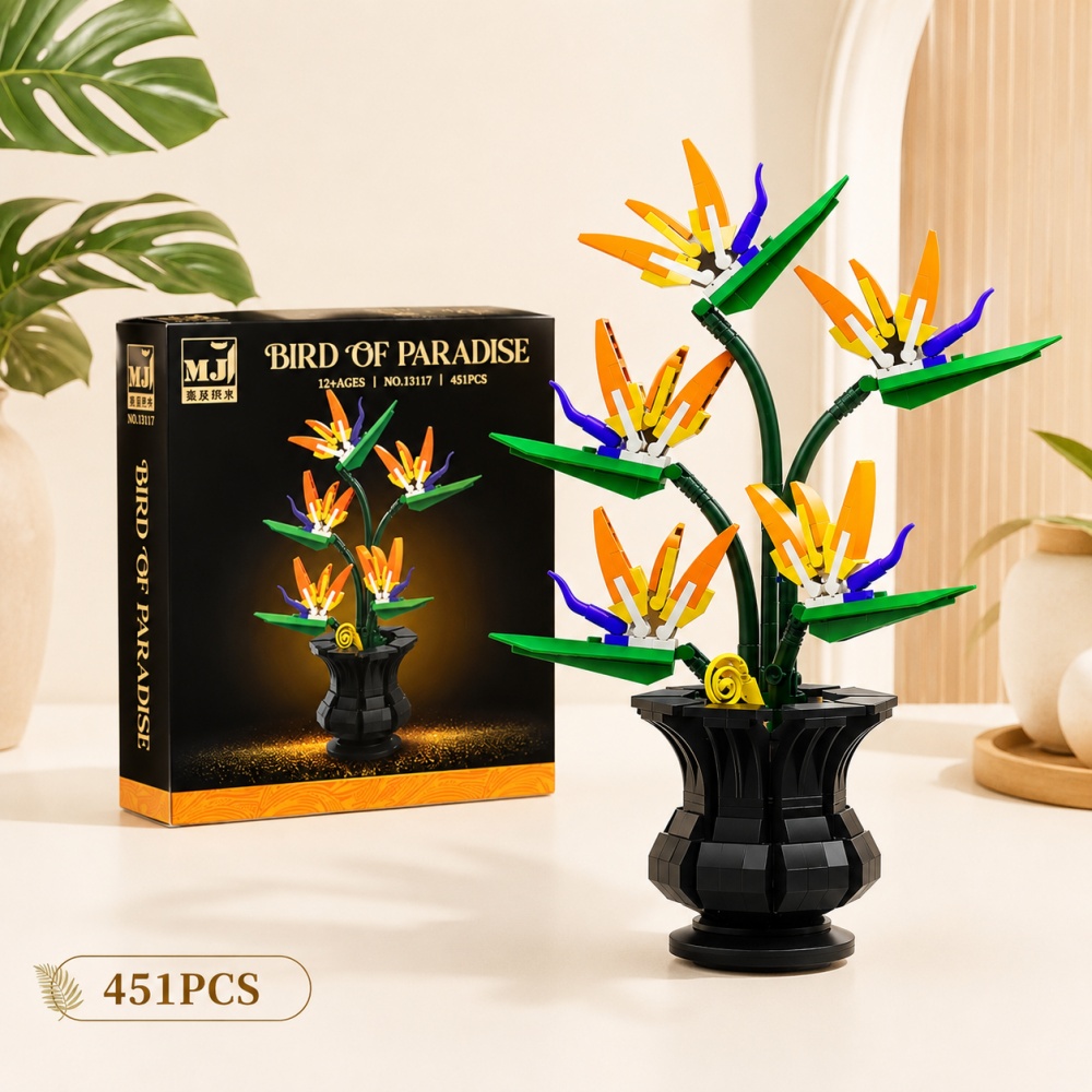 Bonsai Garden Lego - Bonsai Yapı Taşları Seti, 451 Adet