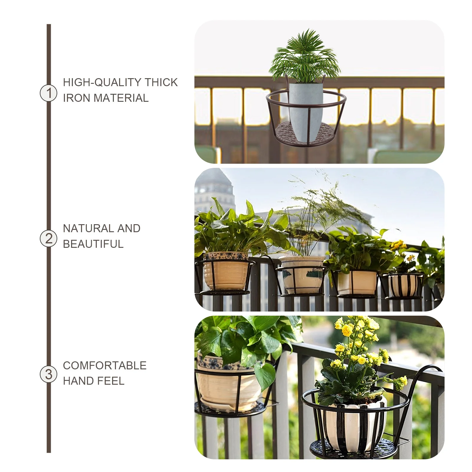 2 adet demir saksı standı duva - Bonsai Garden China incelemesi ve fiyatı