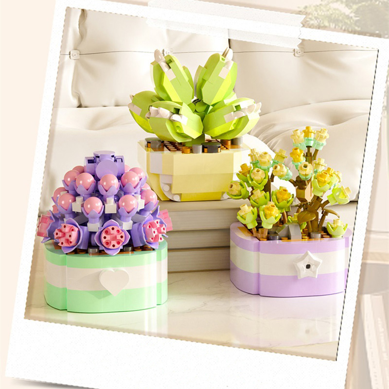 Çiçek Succulents Yapı Taşları  - Bonsai Garden Lego incelemesi ve fiyatı