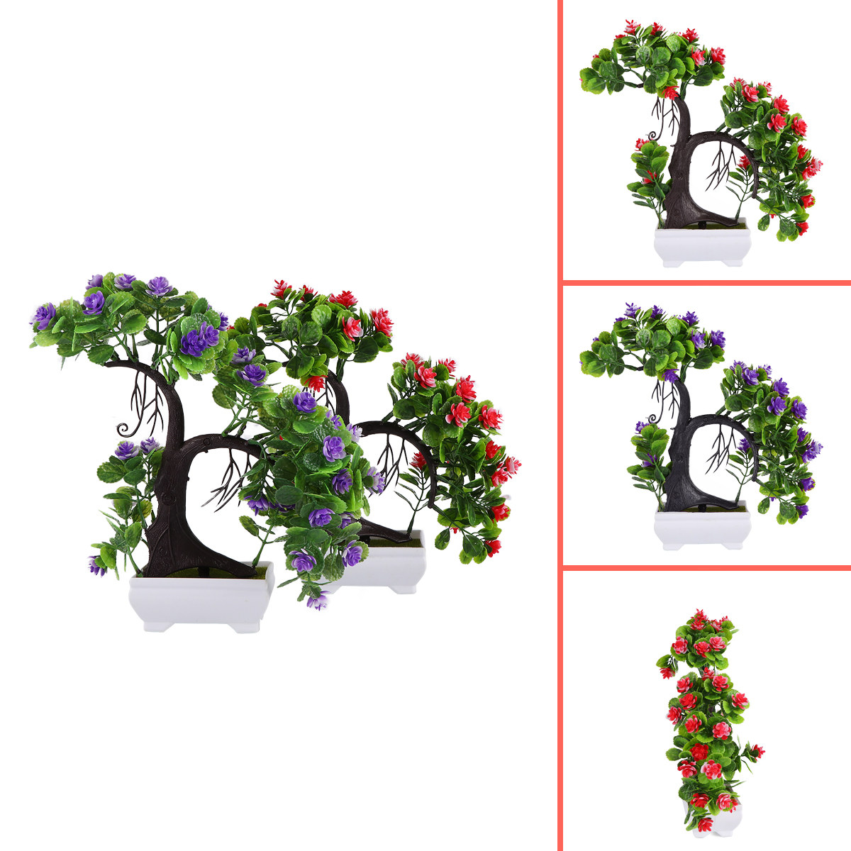 2 Adet Yaratıcı Plastik Bonsai - Bonsai Garden Restaurant incelemesi ve fiyatı
