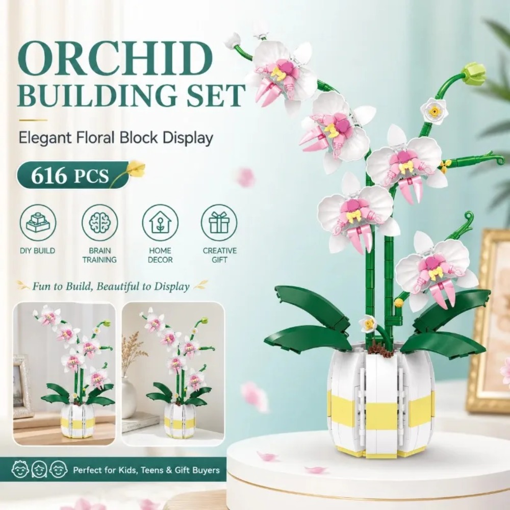 Orkide Yapı Taşları Çiçek Buke - Bonsai Garden Lego incelemesi ve fiyatı