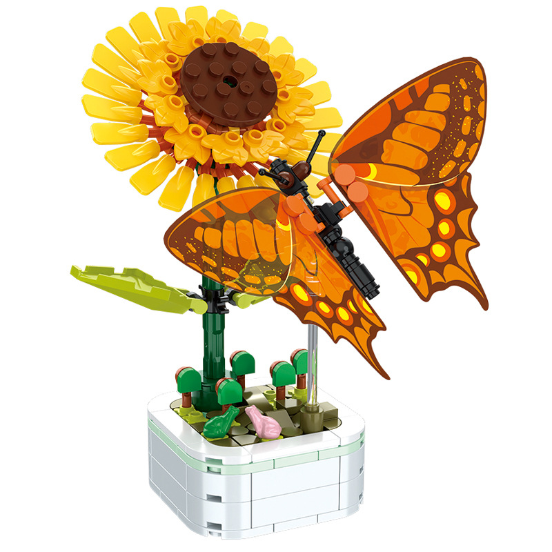 DIY Mini Kelebek Böcek Saksı B - Bonsai Garden Lego incelemesi ve fiyatı