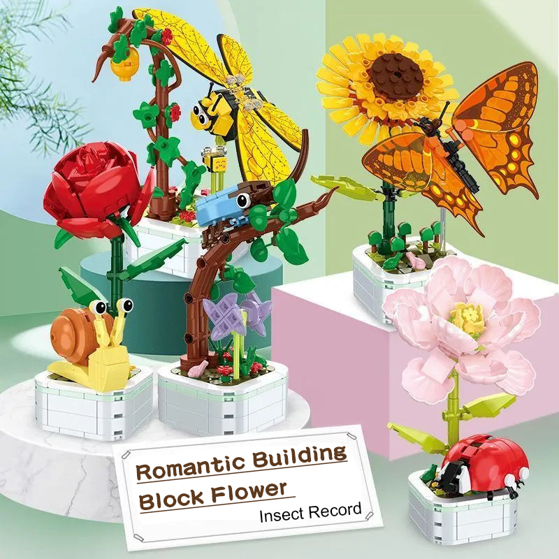 DIY Mini Kelebek Böcek Saksı B - Bonsai Garden Lego incelemesi ve fiyatı