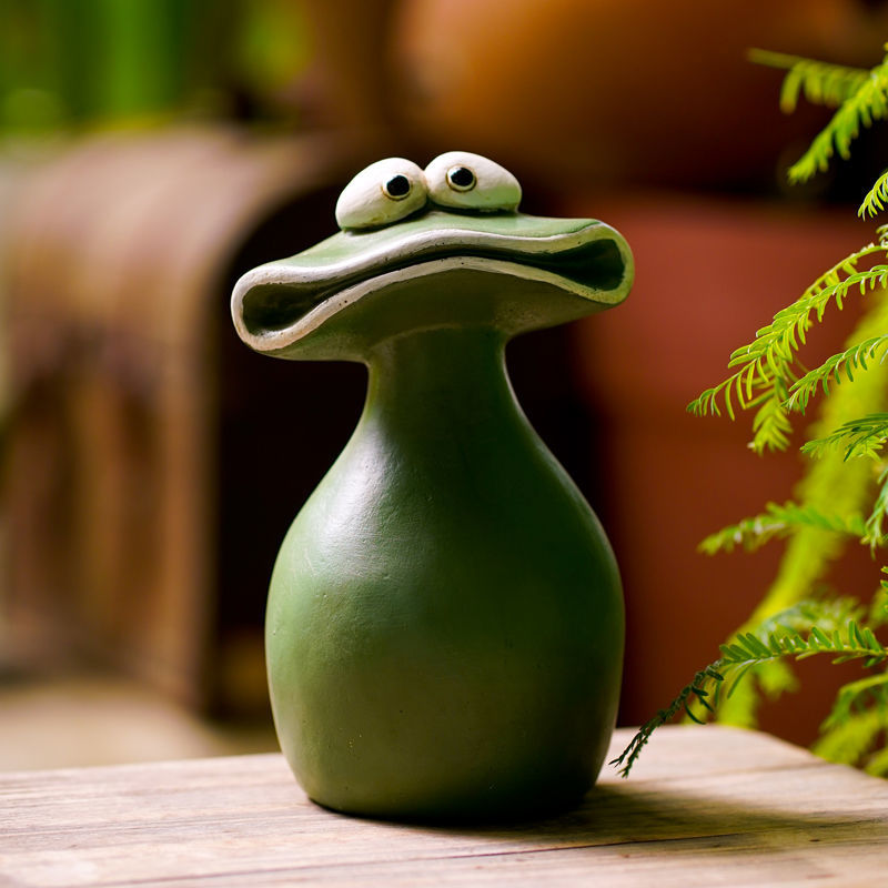 Karikatür Büyük Ağızlı Kurbağa - Bonsai Garden China incelemesi ve fiyatı
