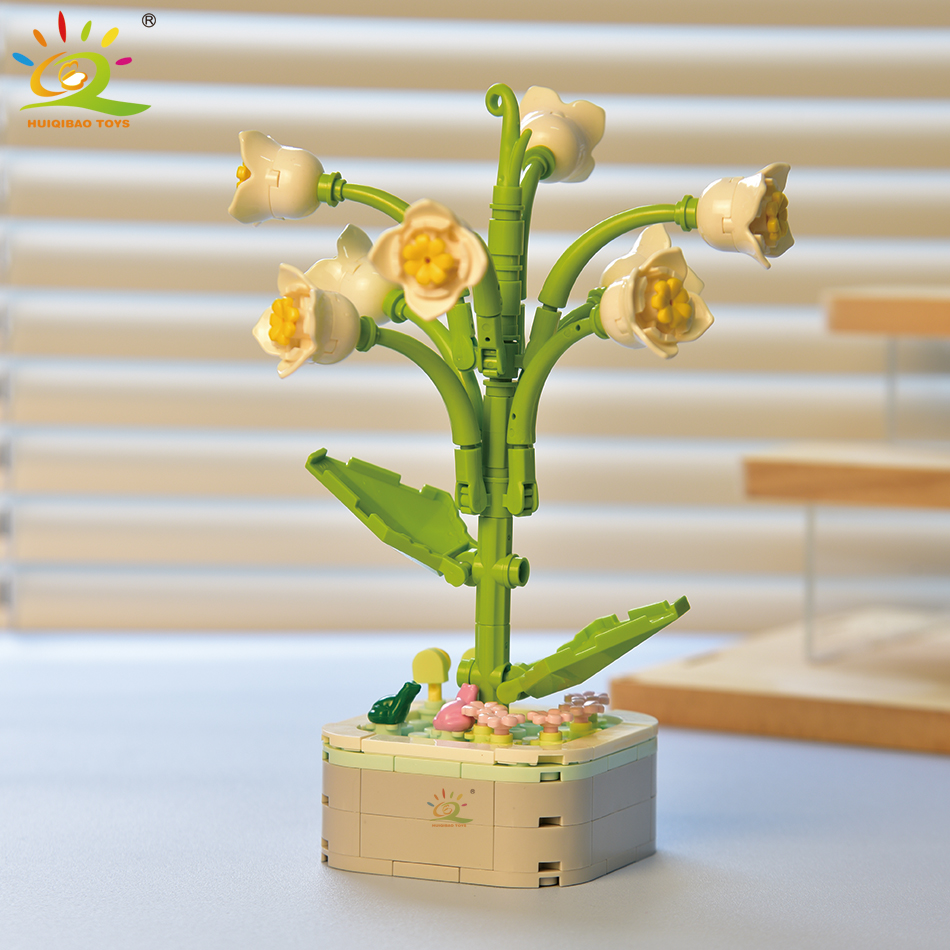 HUIQIBAO MOC çiçek Succulents  - Bonsai Garden Lego incelemesi ve fiyatı