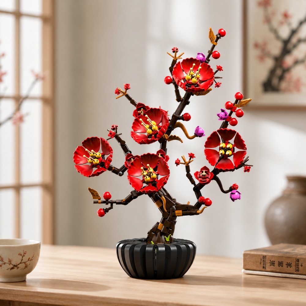 Erik Çiçeği Bonsai Yapı Taşlar - Bonsai Garden Lego incelemesi ve fiyatı